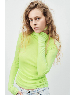 T-shirt dolce vita aderente lime