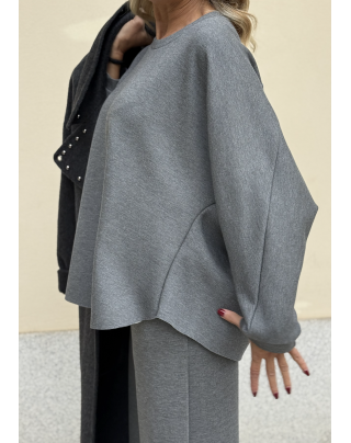 Maglia Ginevra grigio scuba