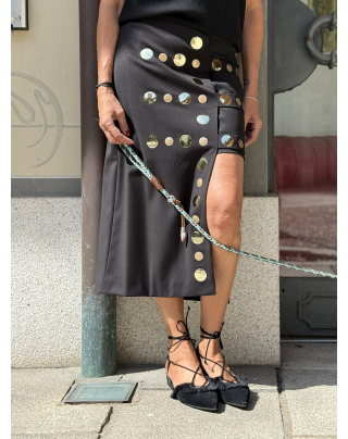 Gonna specchio black