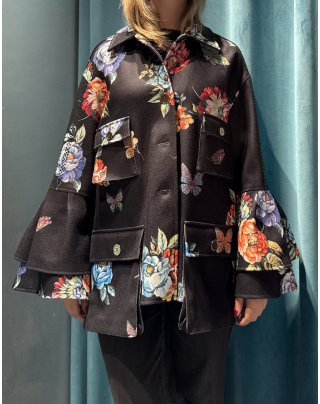 Cappotto English Garden Black
