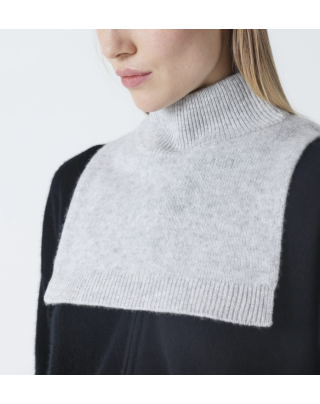 Collo Light heather grey cashmere