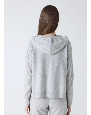 Felpa cashmere light heather grey