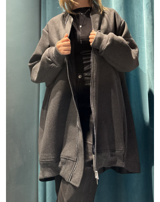 Bomber long grey