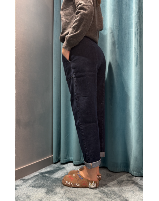 Jeans baggy fatigue denim