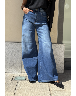 Jeans pocket wide leg 