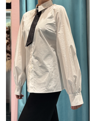 Camicia cravatta white