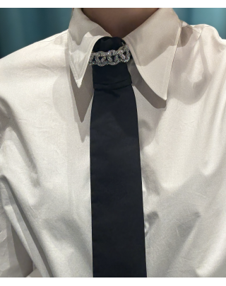 Camicia cravatta white