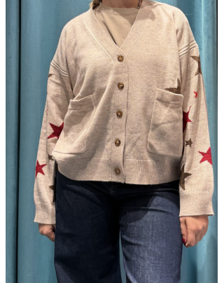 Cardigan Greige star
