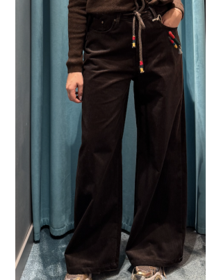 Pantalone Fondente Corduroy baggy