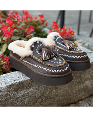 Sabot coffee nappine in cavallino