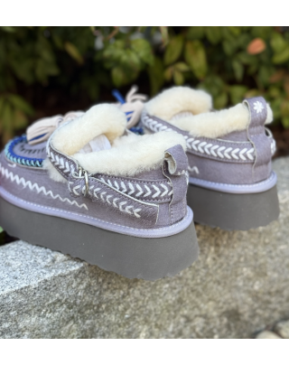 Mocassino Grey nappine