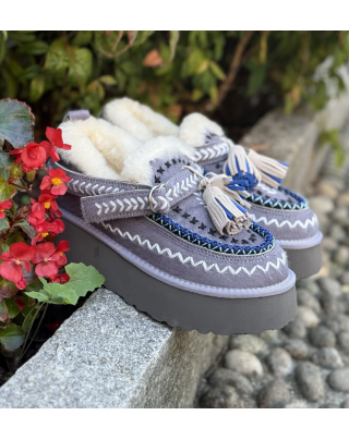 Mocassino Grey nappine