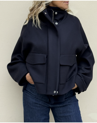 Bomber Mirta Jacket Blu Navy