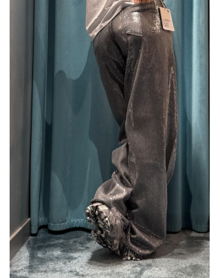 Jeans paillettes Gea grey
