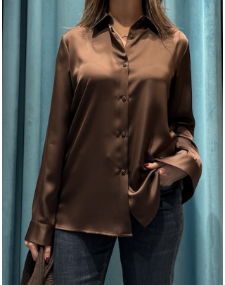 Camicia marrone Pamela