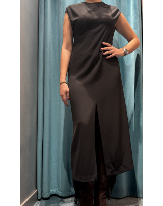 Abito midi smanicato