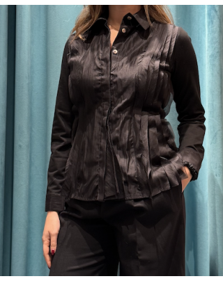 Camicia nera stripes