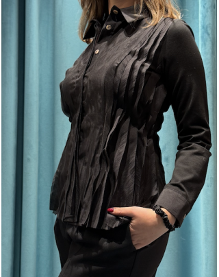 Camicia nera stripes