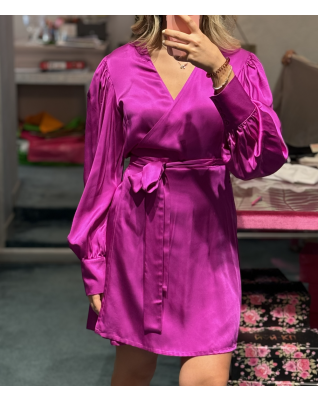 Abito ciclamino midi